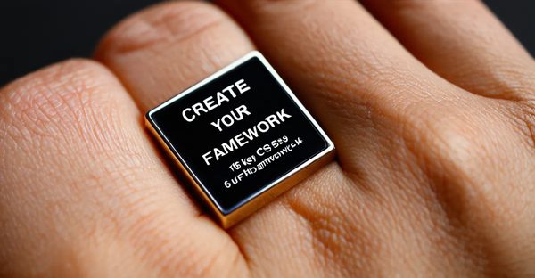 Créer votre propre micro framework css en 6 étapes clés